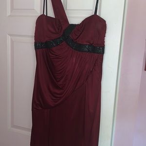 Burgundy Dress